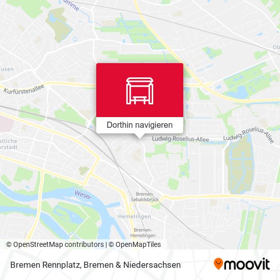 Bremen Rennplatz Karte