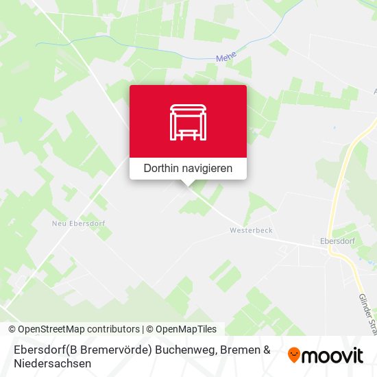 Ebersdorf(B Bremervörde) Buchenweg Karte