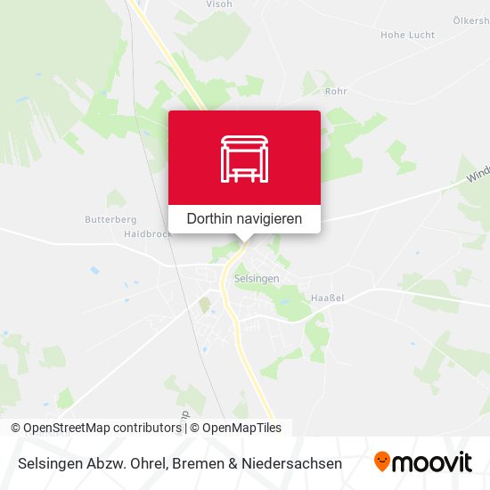 Selsingen Abzw. Ohrel Karte