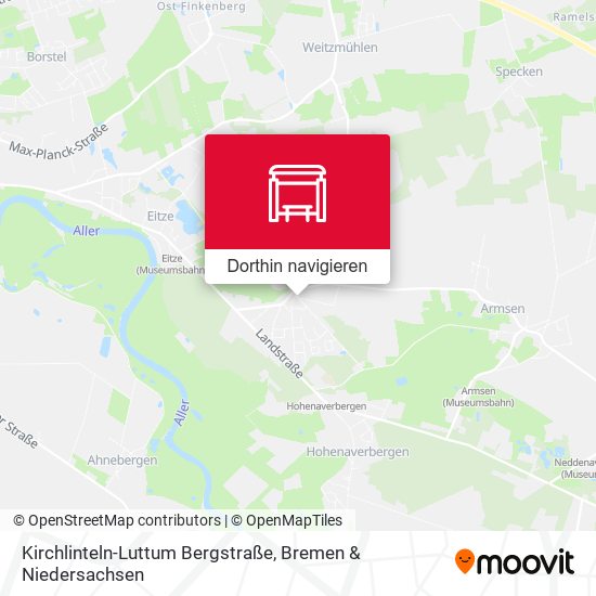 Kirchlinteln-Luttum Bergstraße Karte