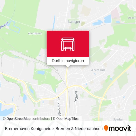 Bremerhaven Königsheide Karte