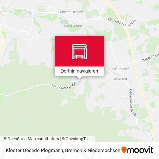 Kloster Oesede Plogmann Karte