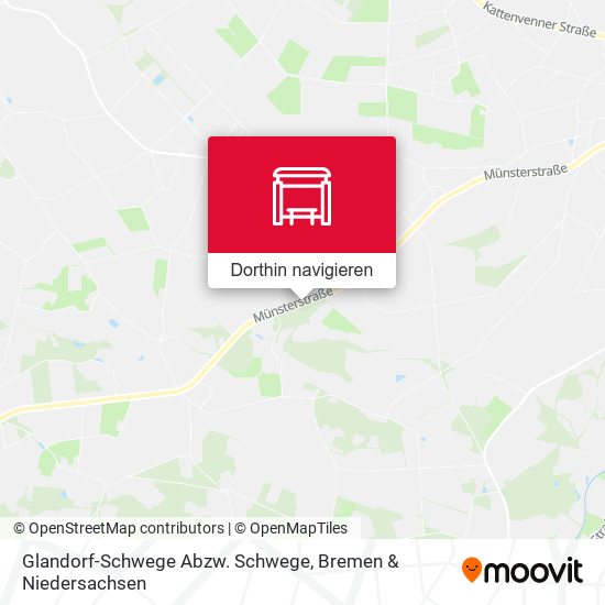 Glandorf-Schwege Abzw. Schwege Karte