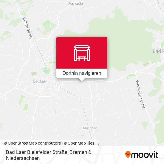 Bad Laer Bielefelder Straße Karte