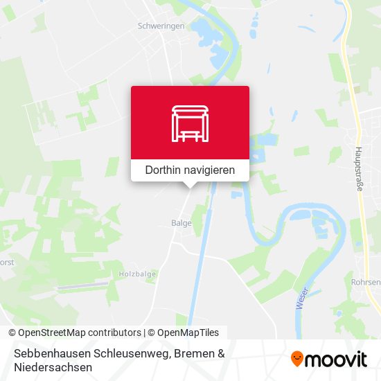 Sebbenhausen Schleusenweg Karte