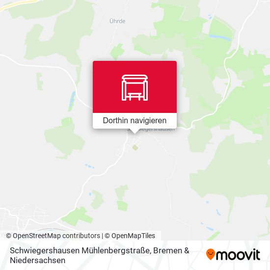 Schwiegershausen Mühlenbergstraße Karte