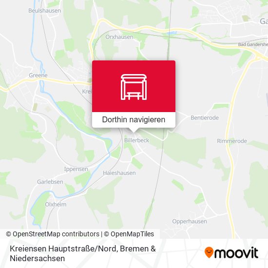 Kreiensen Hauptstraße/Nord Karte