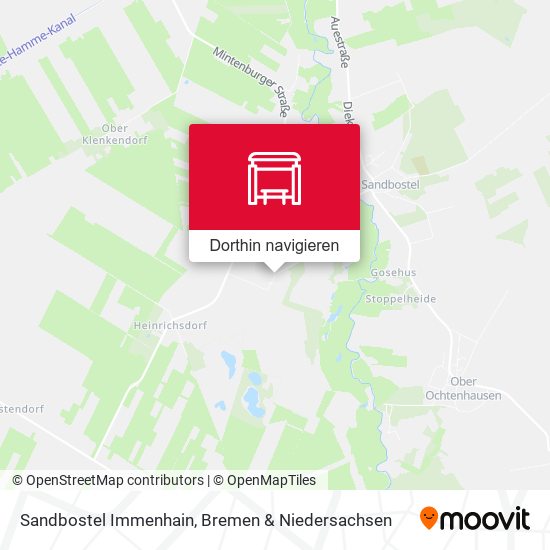 Sandbostel Immenhain Karte