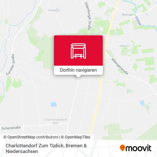 Charlottendorf Zum Tüdick Karte