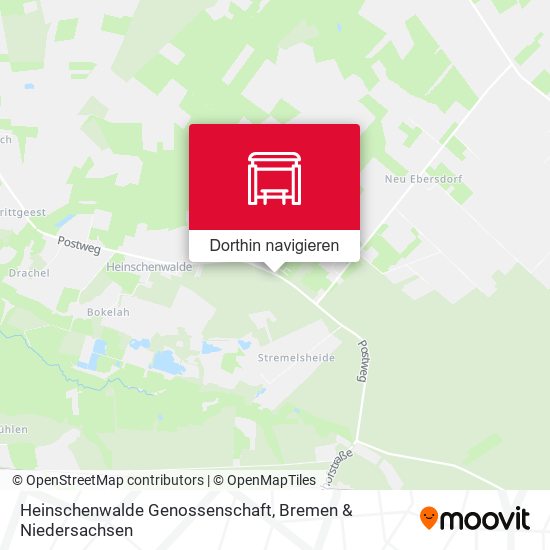 Heinschenwalde Genossenschaft Karte