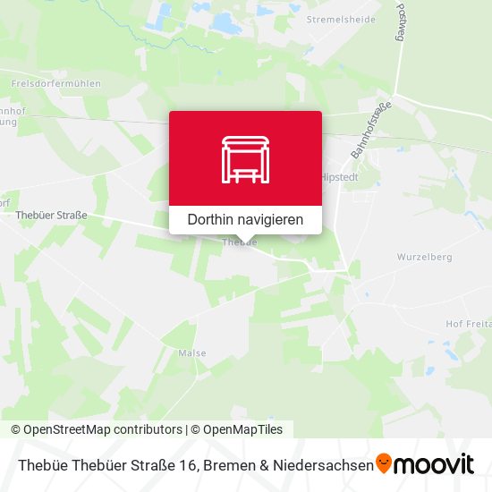 Thebüe Thebüer Straße 16 Karte