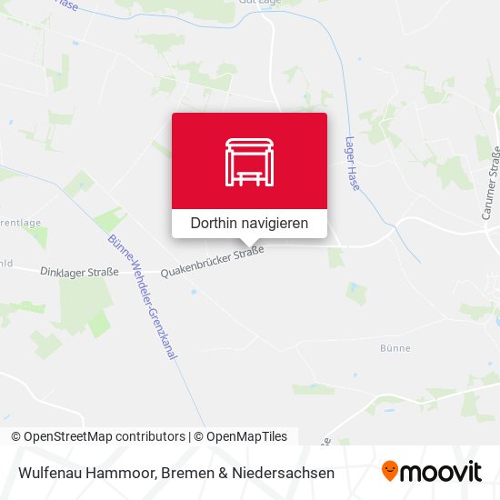 Wulfenau Hammoor Karte