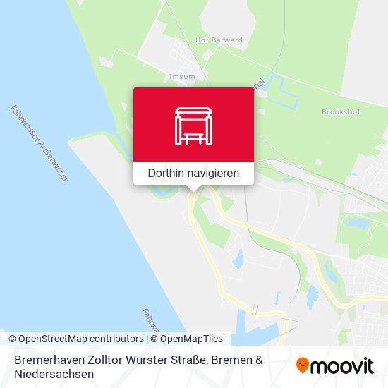Bremerhaven Zolltor Wurster Straße Karte