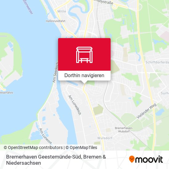 Bremerhaven Geestemünde-Süd Karte