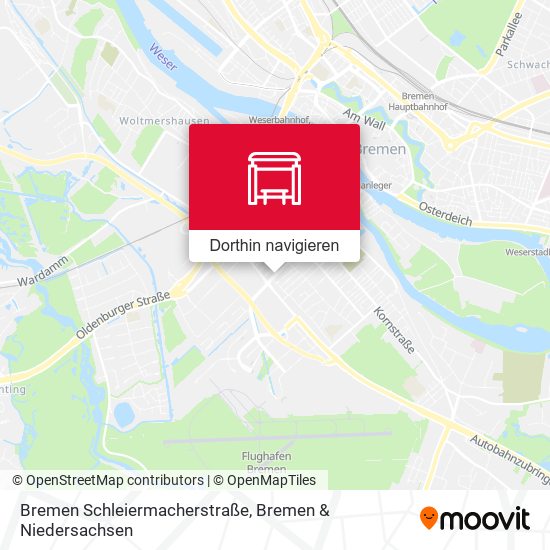 Bremen Schleiermacherstraße Karte
