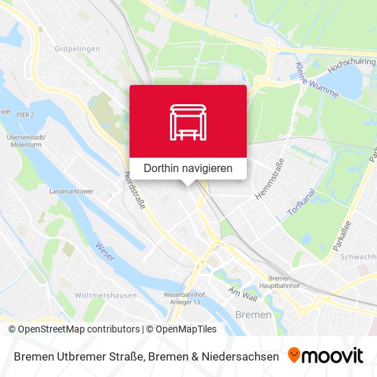 Bremen Utbremer Straße Karte