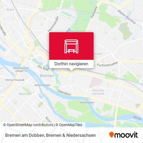 Bremen am Dobben Karte