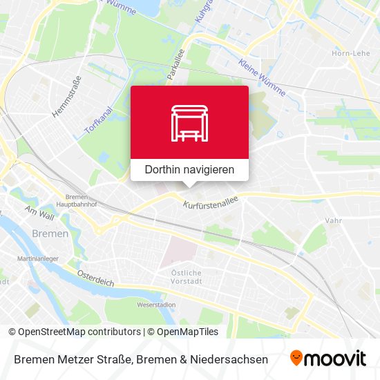 Bremen Metzer Straße Karte