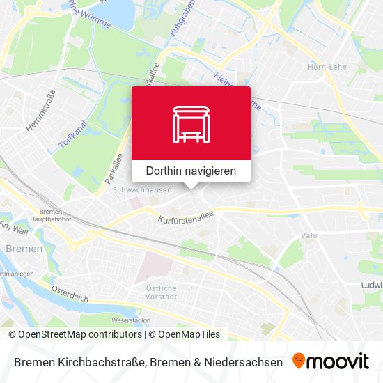 Bremen Kirchbachstraße Karte