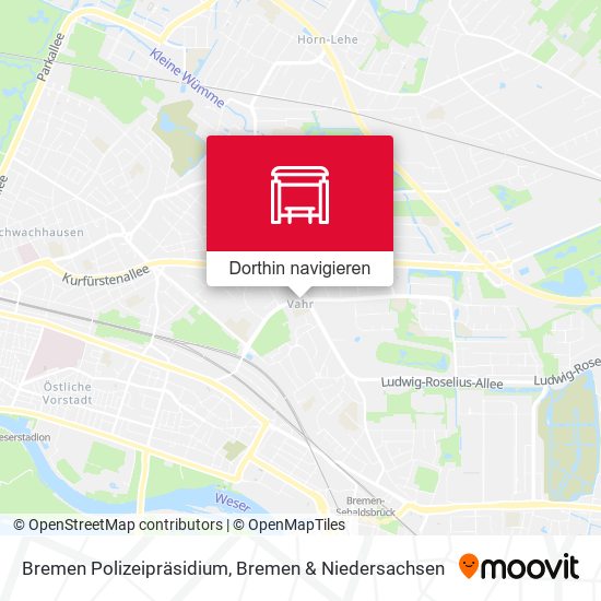 Bremen Polizeipräsidium Karte