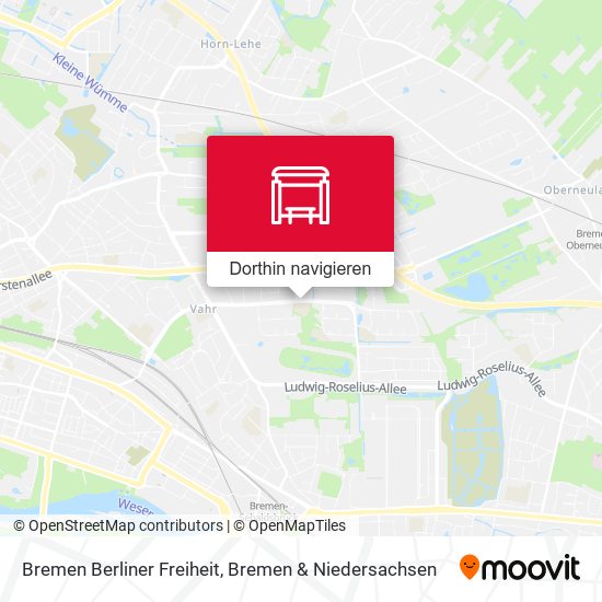 Bremen Berliner Freiheit Karte