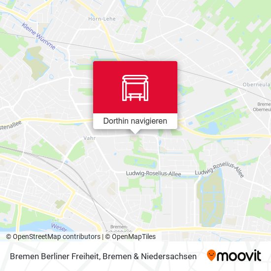 Bremen Berliner Freiheit Karte