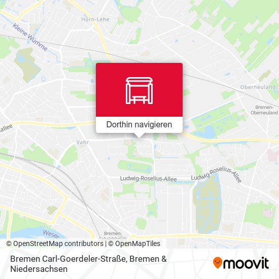 Bremen Carl-Goerdeler-Straße Karte