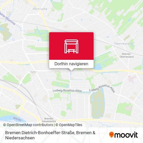 Bremen Dietrich-Bonhoeffer-Straße Karte