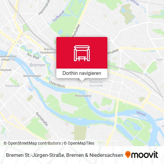 Bremen St.-Jürgen-Straße Karte