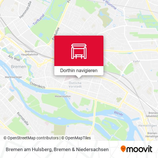 Bremen am Hulsberg Karte