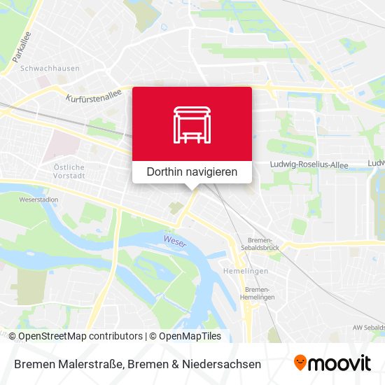 Bremen Malerstraße Karte
