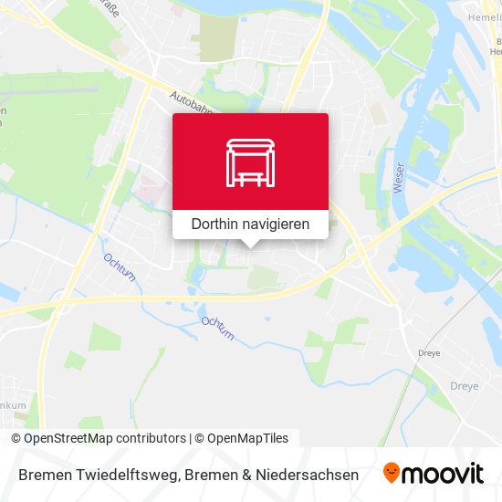 Bremen Twiedelftsweg Karte