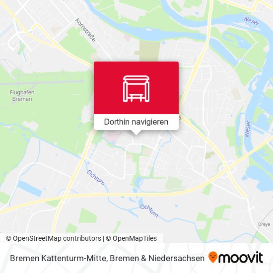 Bremen Kattenturm-Mitte Karte