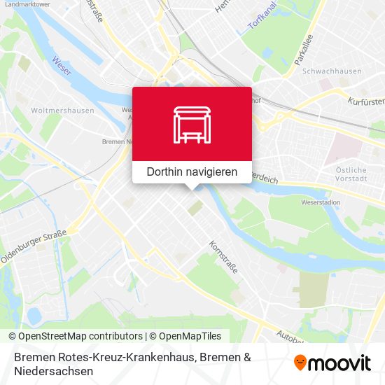 Bremen Rotes-Kreuz-Krankenhaus Karte