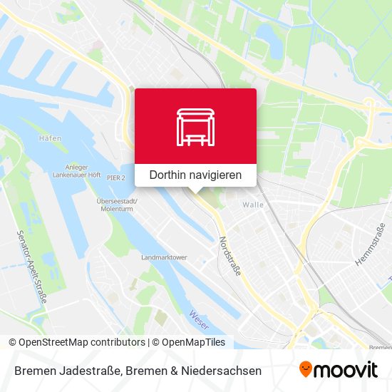 Bremen Jadestraße Karte