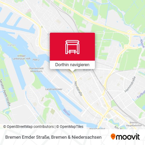 Bremen Emder Straße Karte