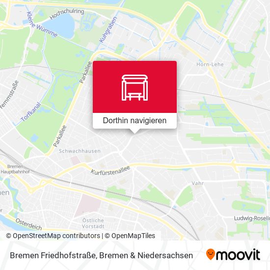 Bremen Friedhofstraße Karte