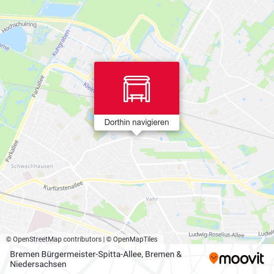 Bremen Bürgermeister-Spitta-Allee Karte