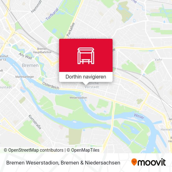 Bremen Weserstadion Karte
