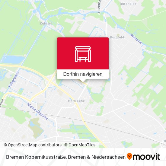 Bremen Kopernikusstraße Karte