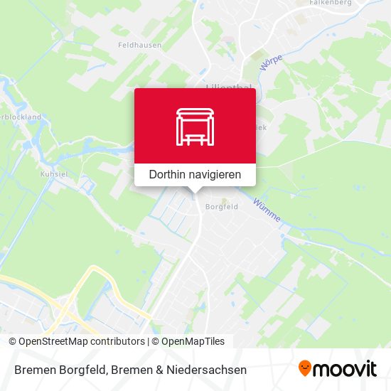 Bremen Borgfeld Karte