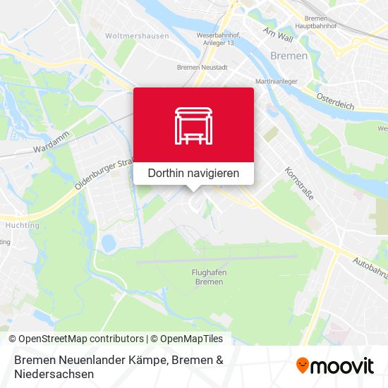 Bremen Neuenlander Kämpe Karte