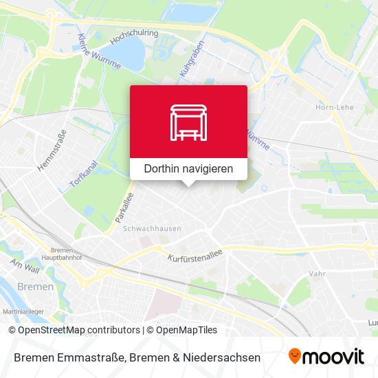 Bremen Emmastraße Karte