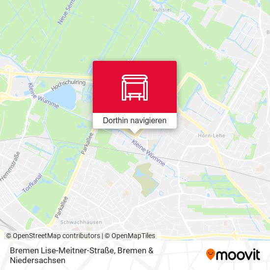 Bremen Lise-Meitner-Straße Karte
