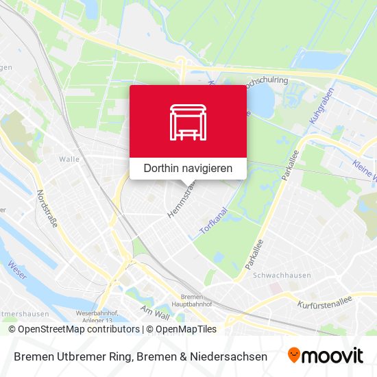 Bremen Utbremer Ring Karte