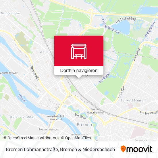 Bremen Lohmannstraße Karte