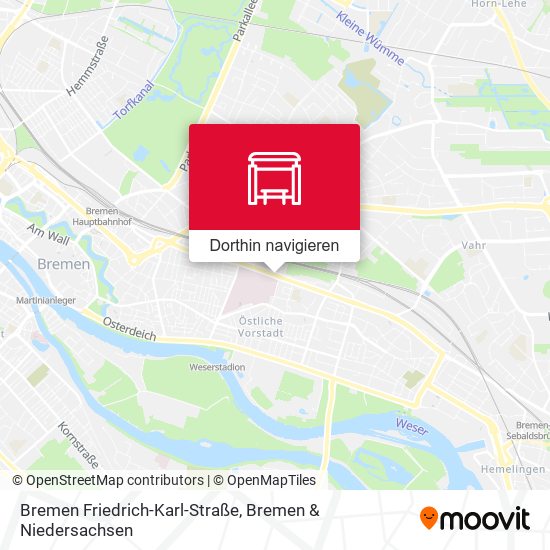 Bremen Friedrich-Karl-Straße Karte