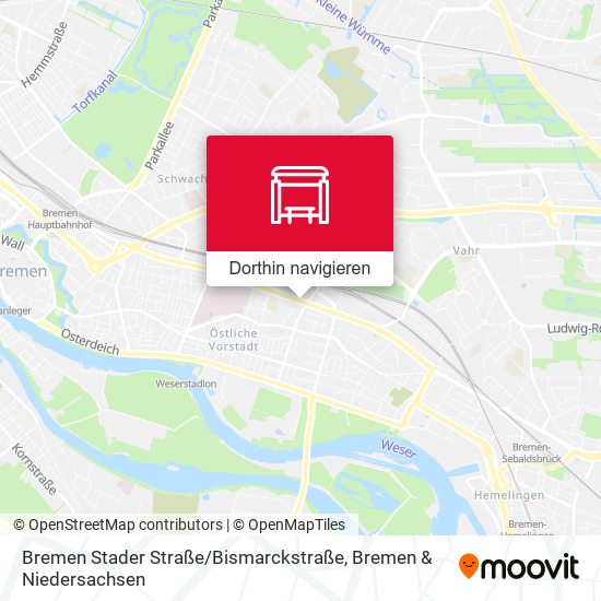 Bremen Stader Straße / Bismarckstraße Karte