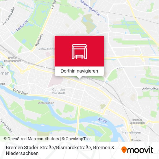Bremen Stader Straße / Bismarckstraße Karte