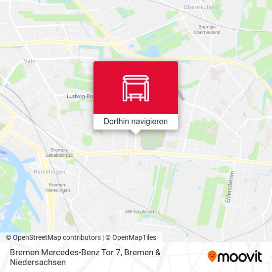 Bremen Mercedes-Benz Tor 7 Karte
